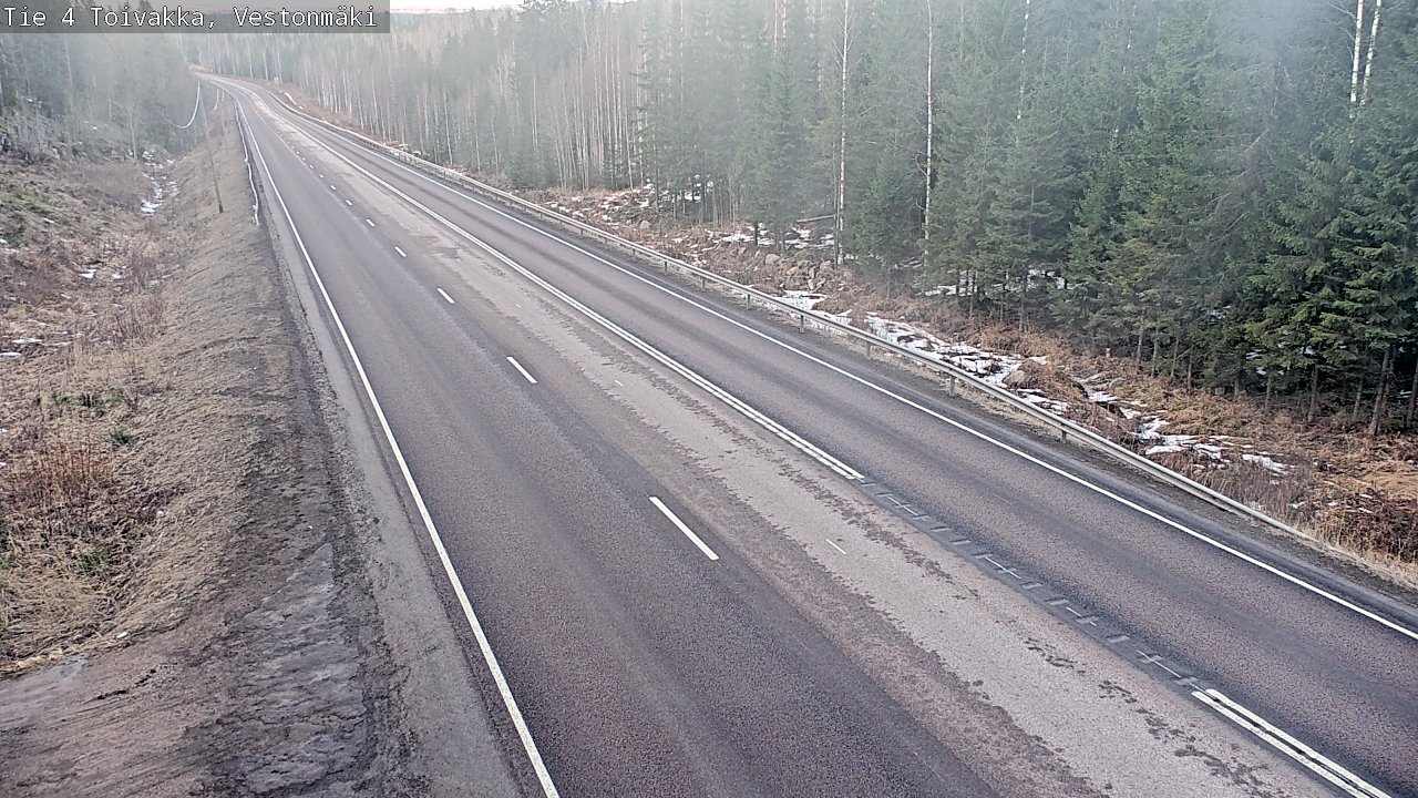 Weather Camera Image Road 4 Toivakka, Vestonmäki, Toivakka, Keski-Suomi