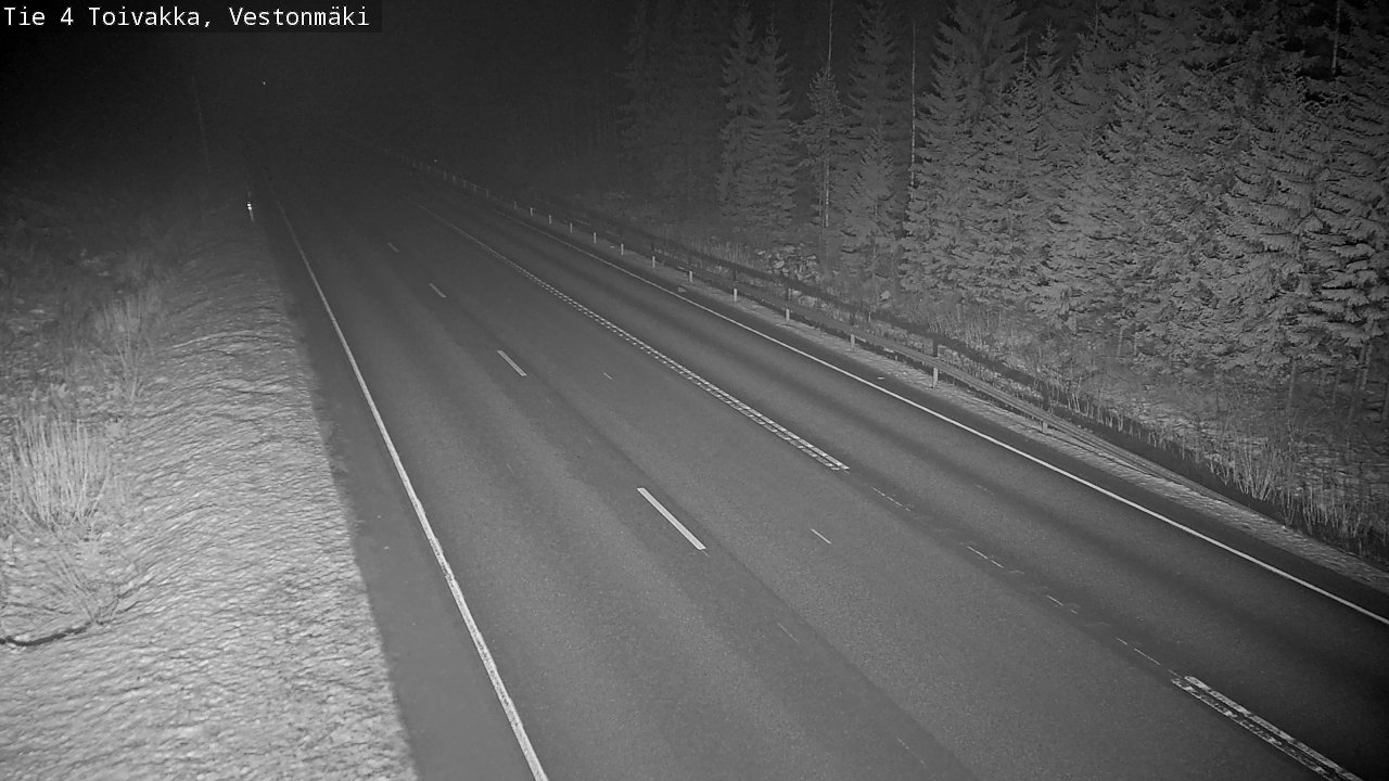 Weather Camera Image Väg 4 Toivakka, Vestonmäki, Toivakka, Keski-Suomi
