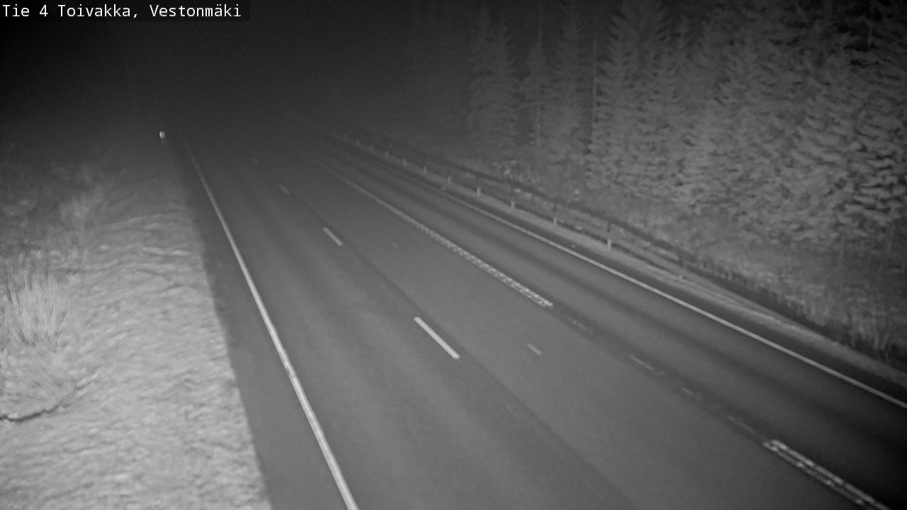 Weather Camera Image Väg 4 Toivakka, Vestonmäki, Toivakka, Keski-Suomi