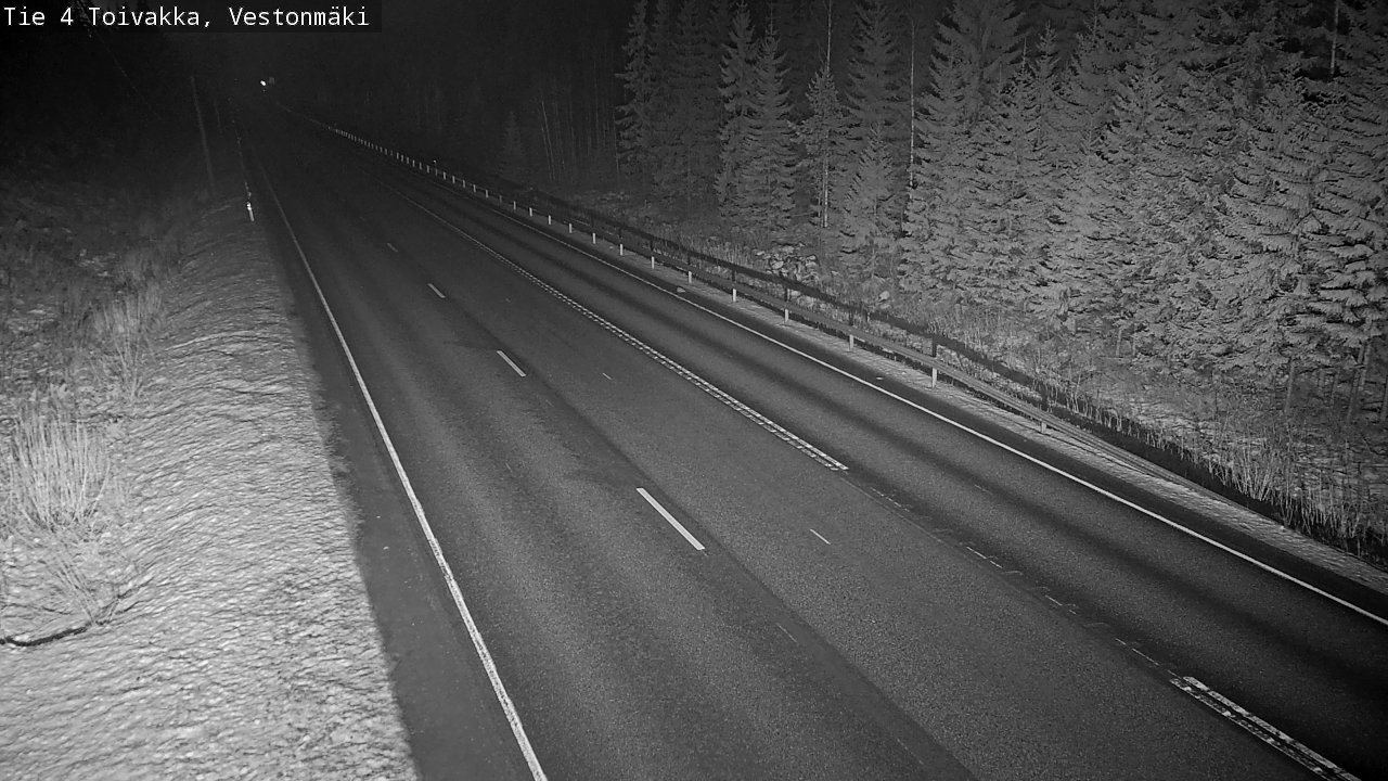 Weather Camera Image Väg 4 Toivakka, Vestonmäki, Toivakka, Keski-Suomi