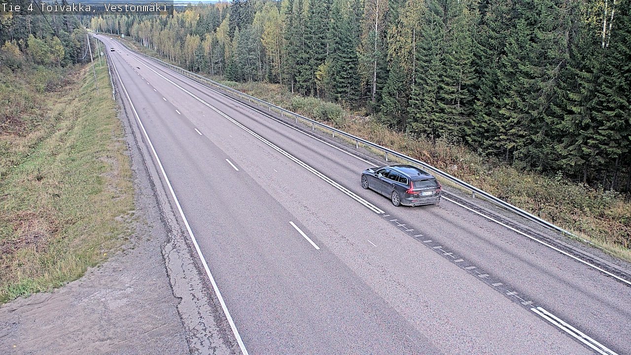 Weather Camera Image Road 4 Toivakka, Vestonmäki, Toivakka, Keski-Suomi