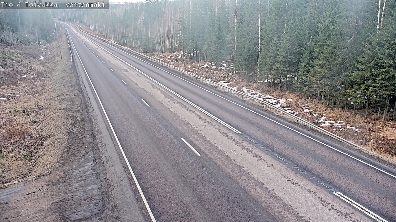 Weather Camera Image Road 4 Toivakka, Vestonmäki, Toivakka, Keski-Suomi