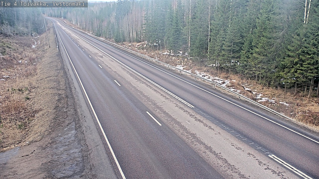 Weather Camera Image Road 4 Toivakka, Vestonmäki, Toivakka, Keski-Suomi