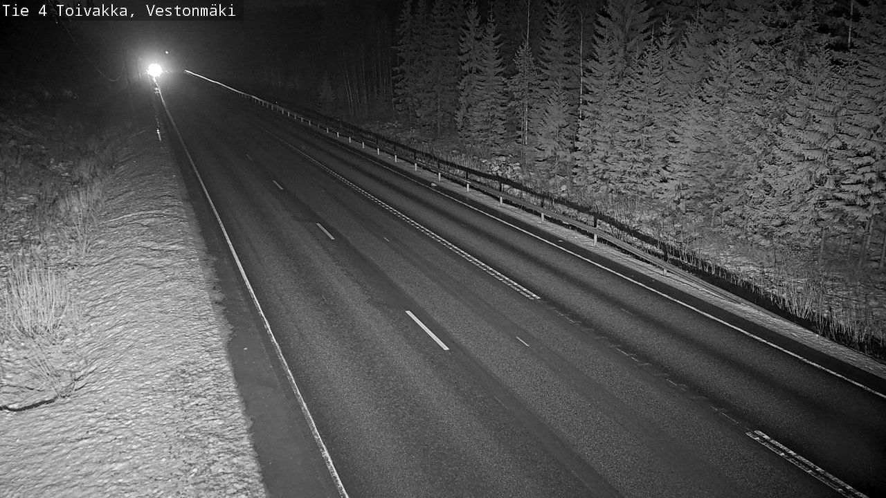 Weather Camera Image Väg 4 Toivakka, Vestonmäki, Toivakka, Keski-Suomi