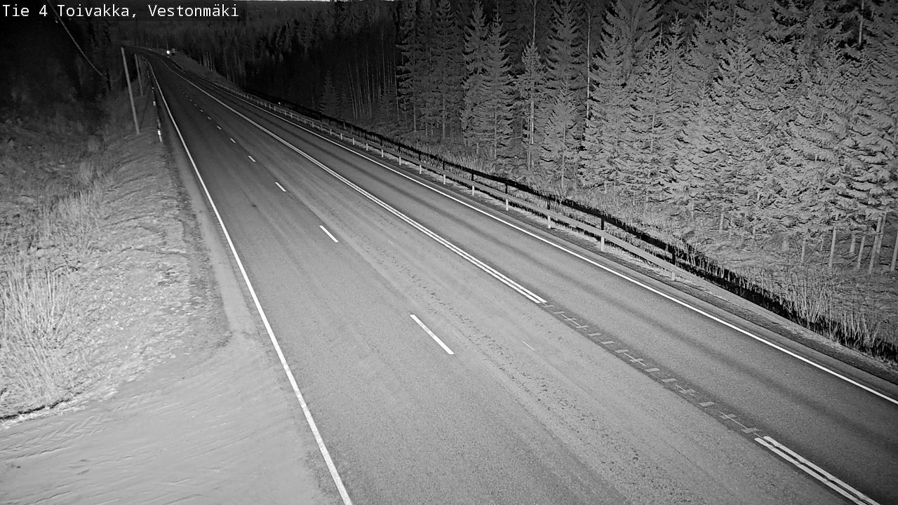 Weather Camera Image Road 4 Toivakka, Vestonmäki, Toivakka, Keski-Suomi