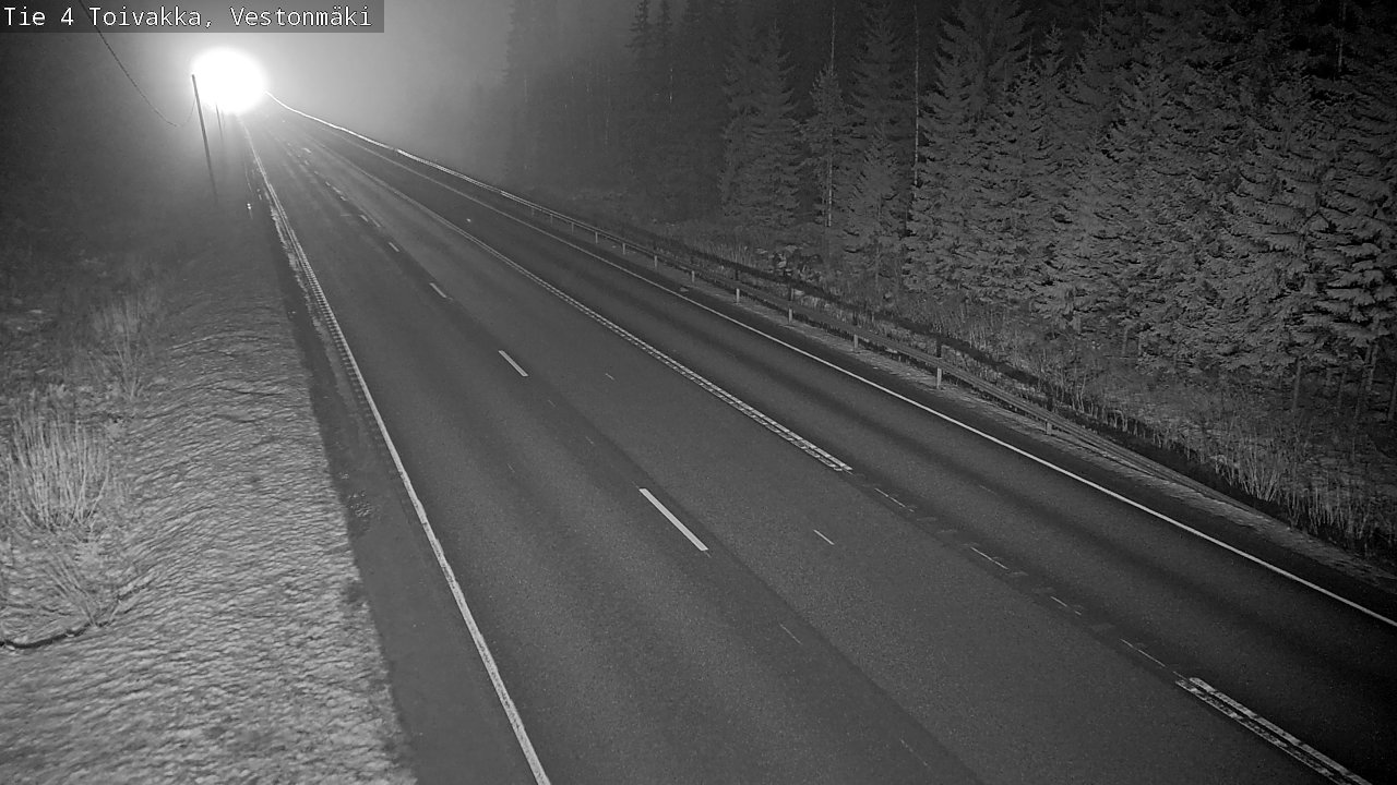 Weather Camera Image Väg 4 Toivakka, Vestonmäki, Toivakka, Keski-Suomi