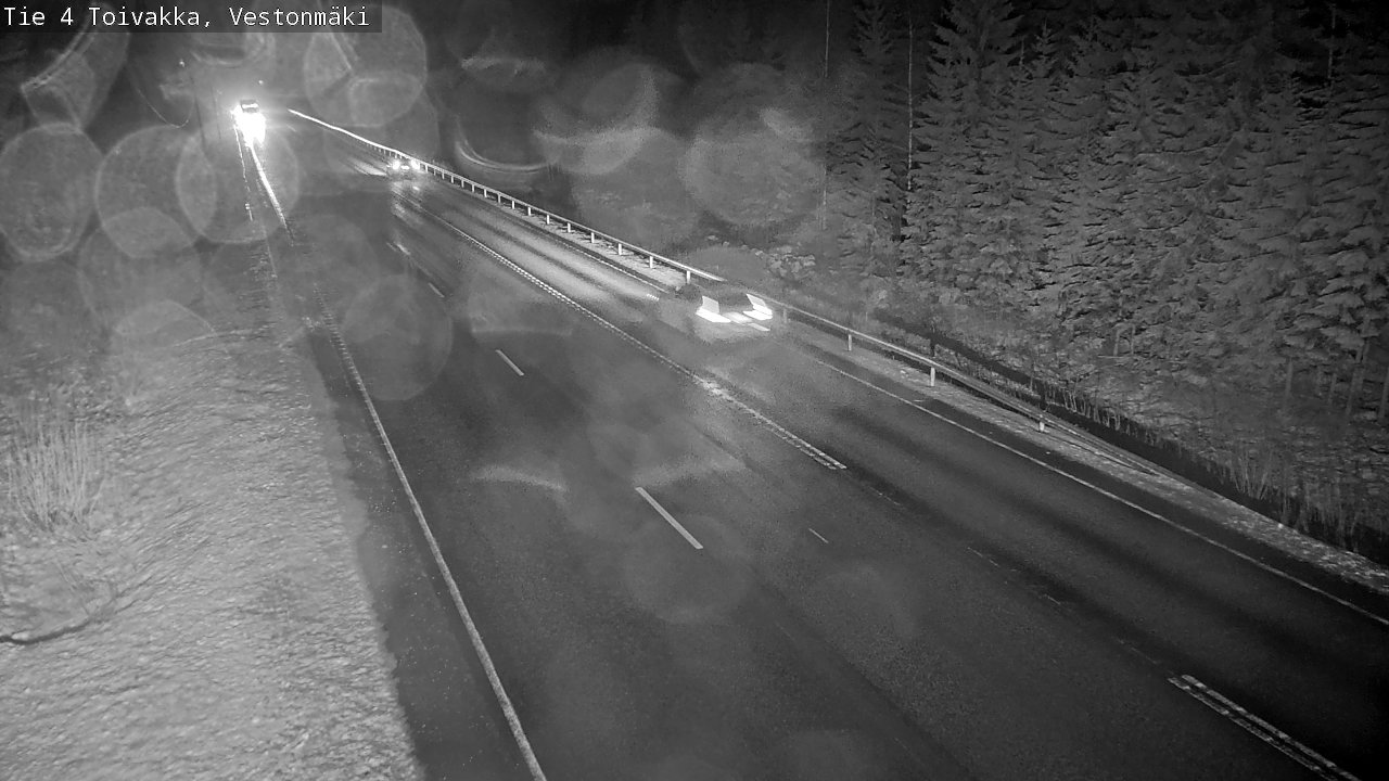 Weather Camera Image Väg 4 Toivakka, Vestonmäki, Toivakka, Keski-Suomi