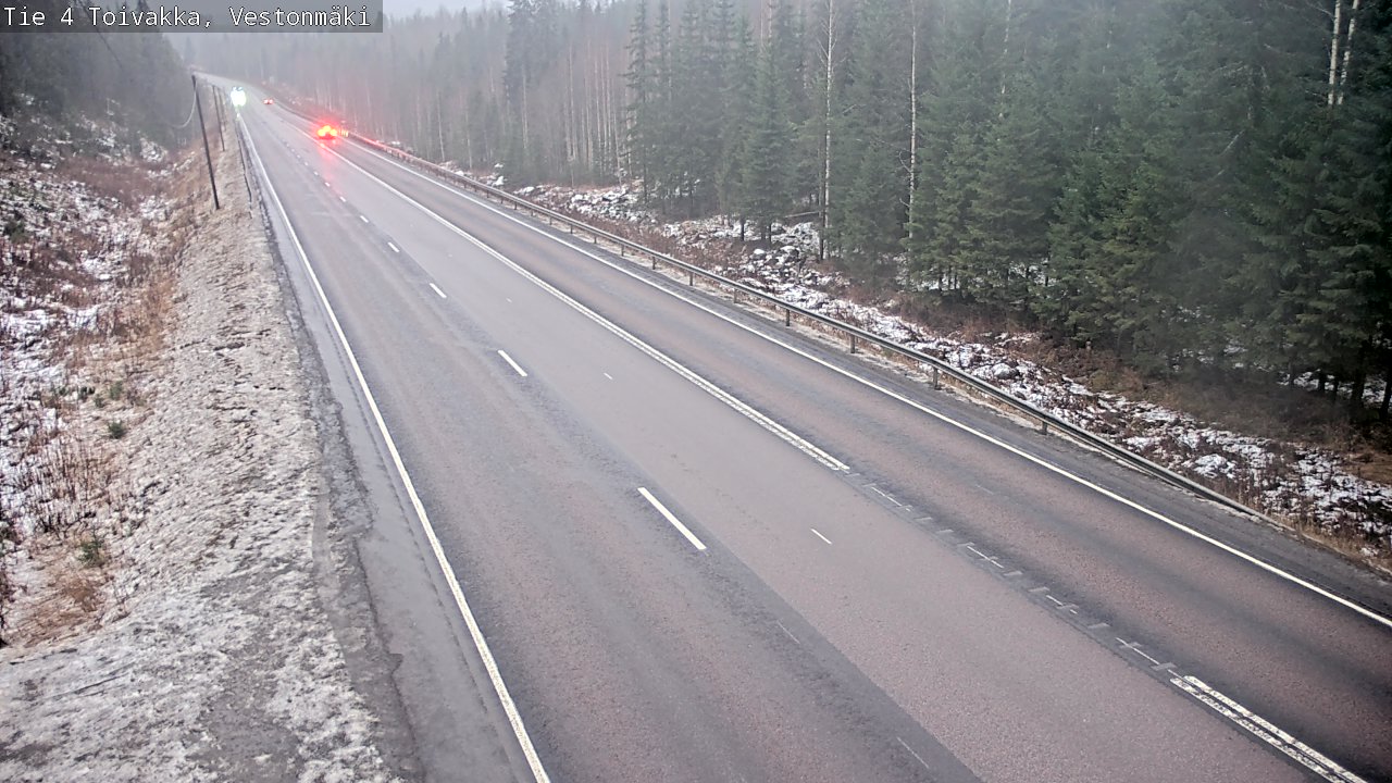 Weather Camera Image Väg 4 Toivakka, Vestonmäki, Toivakka, Keski-Suomi
