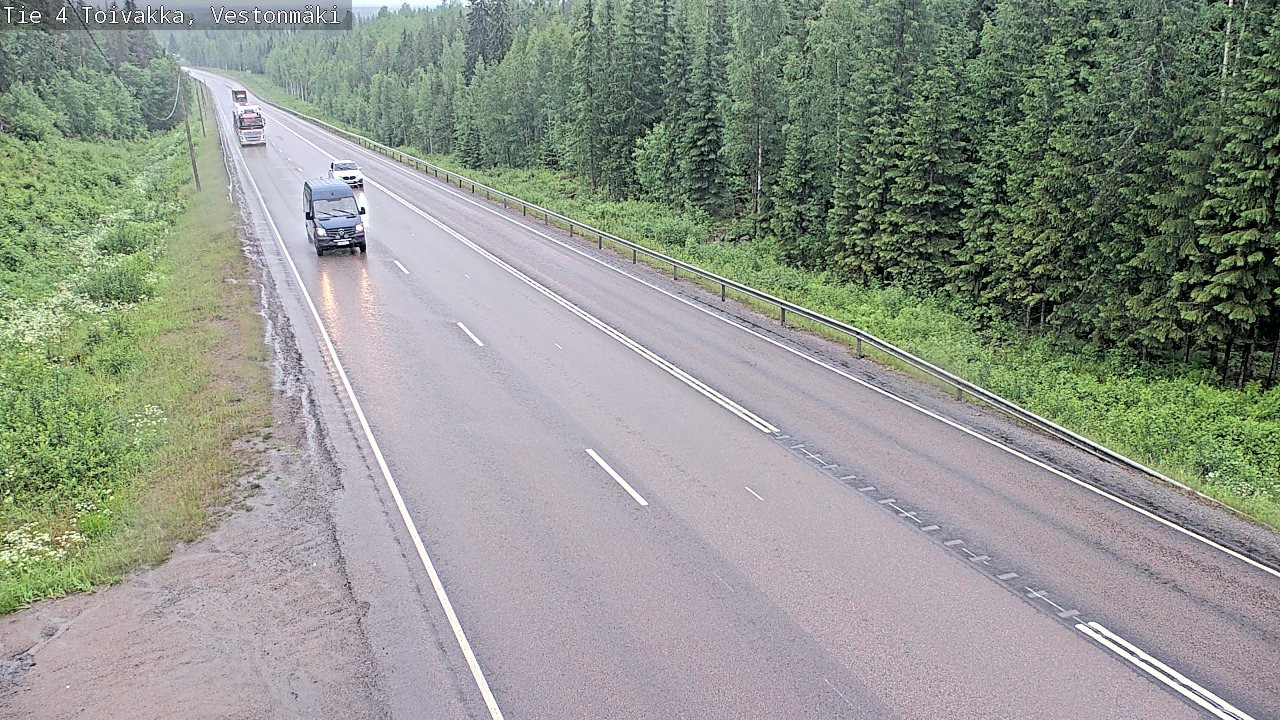 Weather Camera Image Road 4 Toivakka, Vestonmäki, Toivakka, Keski-Suomi