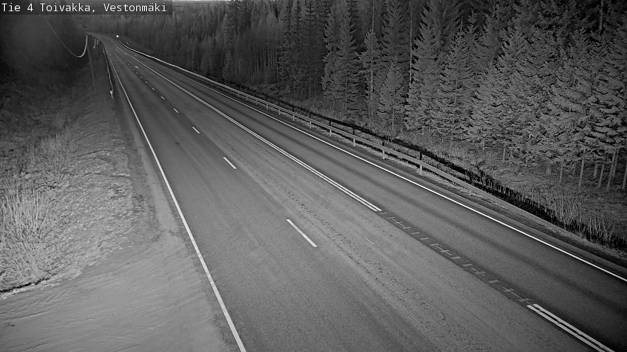 Weather Camera Image Väg 4 Toivakka, Vestonmäki, Toivakka, Keski-Suomi