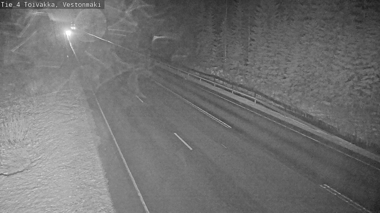 Weather Camera Image Väg 4 Toivakka, Vestonmäki, Toivakka, Keski-Suomi