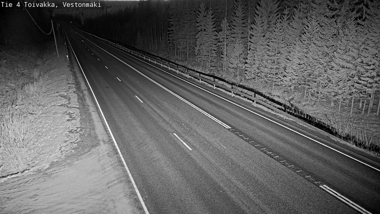 Weather Camera Image Väg 4 Toivakka, Vestonmäki, Toivakka, Keski-Suomi