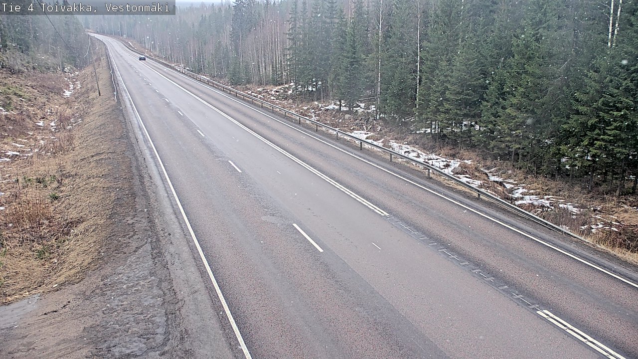 Weather Camera Image Road 4 Toivakka, Vestonmäki, Toivakka, Keski-Suomi