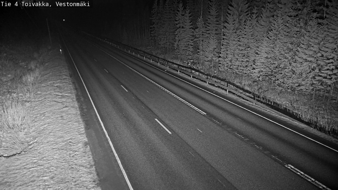 Weather Camera Image Väg 4 Toivakka, Vestonmäki, Toivakka, Keski-Suomi