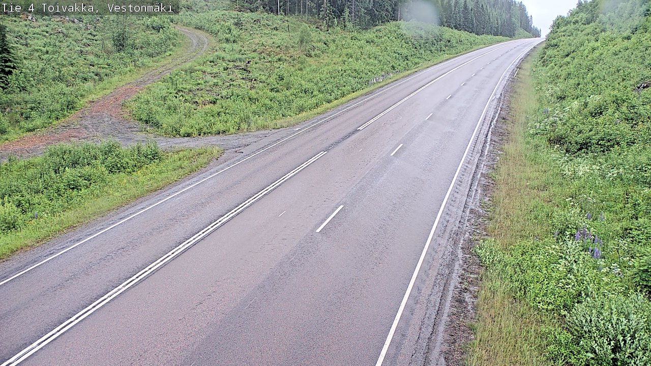 Weather Camera Image Road 4 Toivakka, Vestonmäki, Toivakka, Keski-Suomi