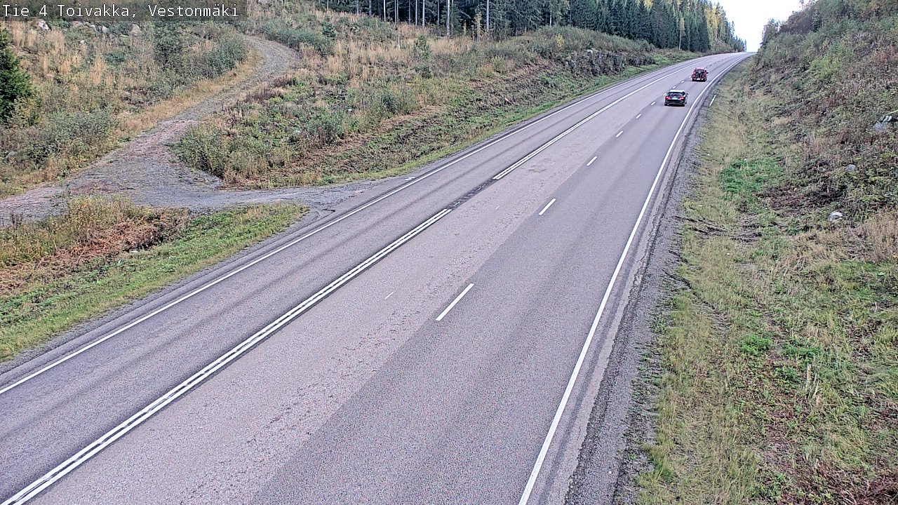 Weather Camera Image Road 4 Toivakka, Vestonmäki, Toivakka, Keski-Suomi