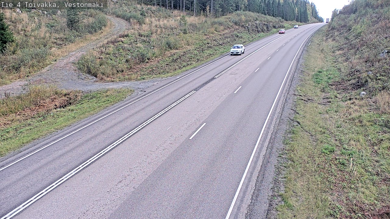 Weather Camera Image Road 4 Toivakka, Vestonmäki, Toivakka, Keski-Suomi