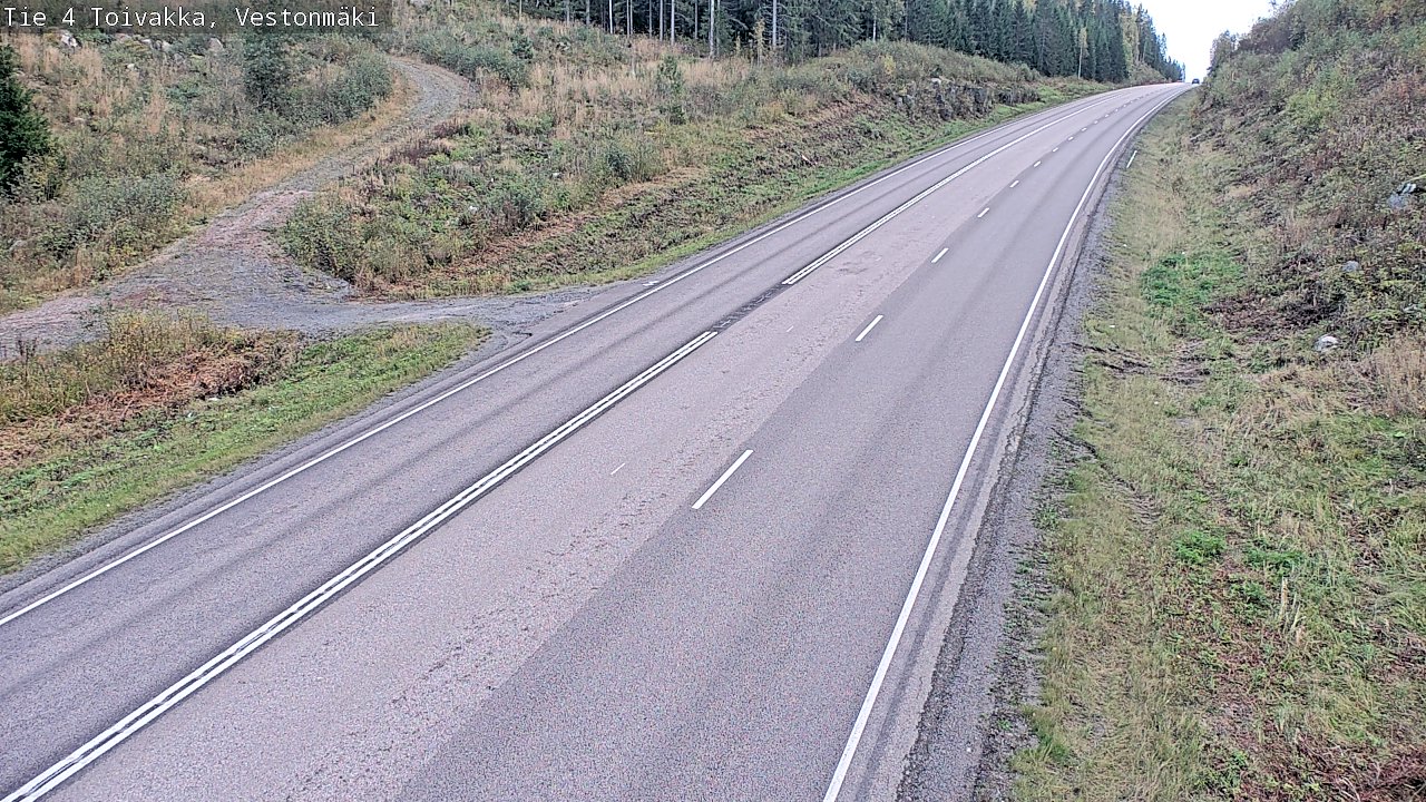 Weather Camera Image Road 4 Toivakka, Vestonmäki, Toivakka, Keski-Suomi