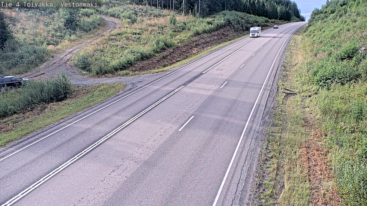 Weather Camera Image Road 4 Toivakka, Vestonmäki, Toivakka, Keski-Suomi