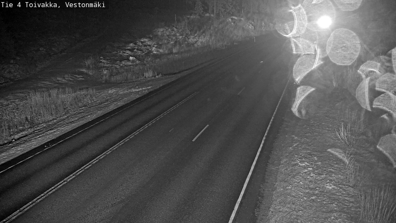 Weather Camera Image Väg 4 Toivakka, Vestonmäki, Toivakka, Keski-Suomi