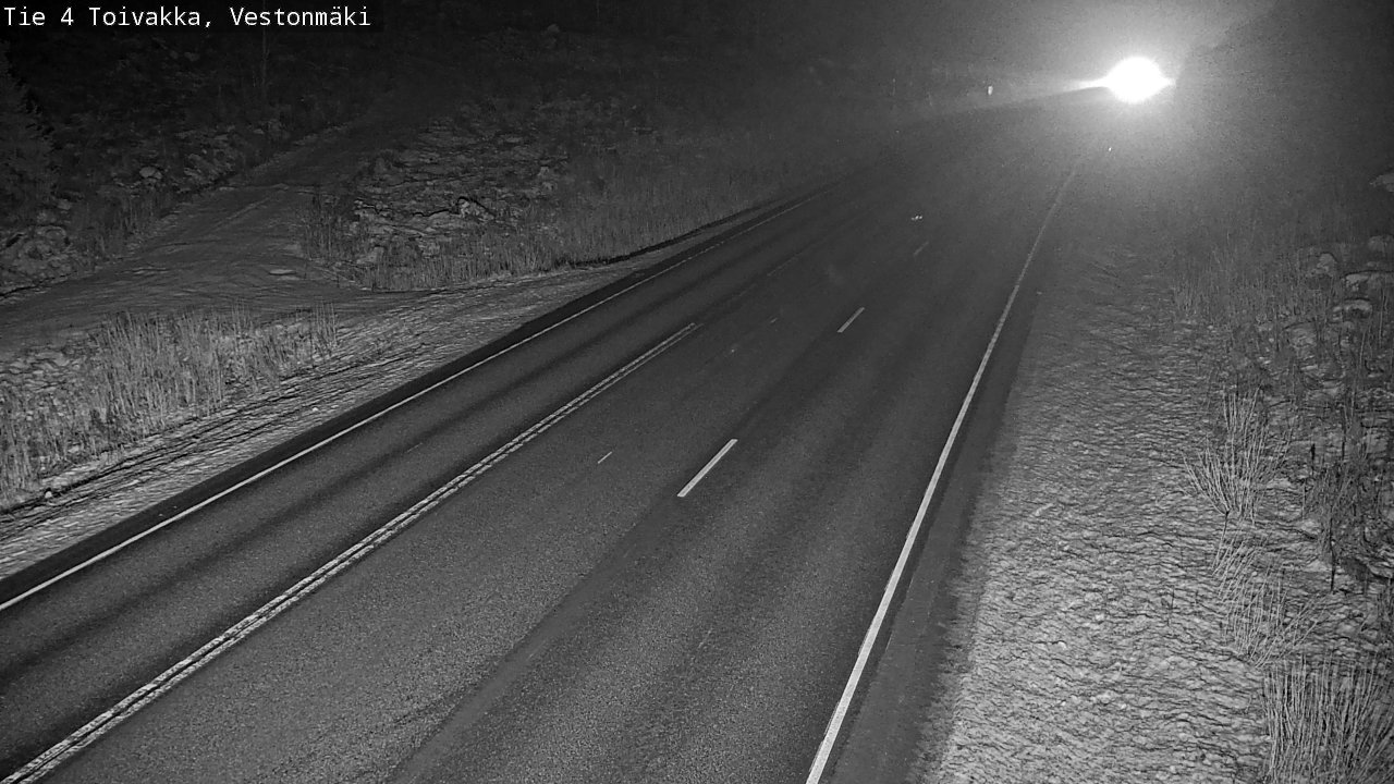 Weather Camera Image Väg 4 Toivakka, Vestonmäki, Toivakka, Keski-Suomi