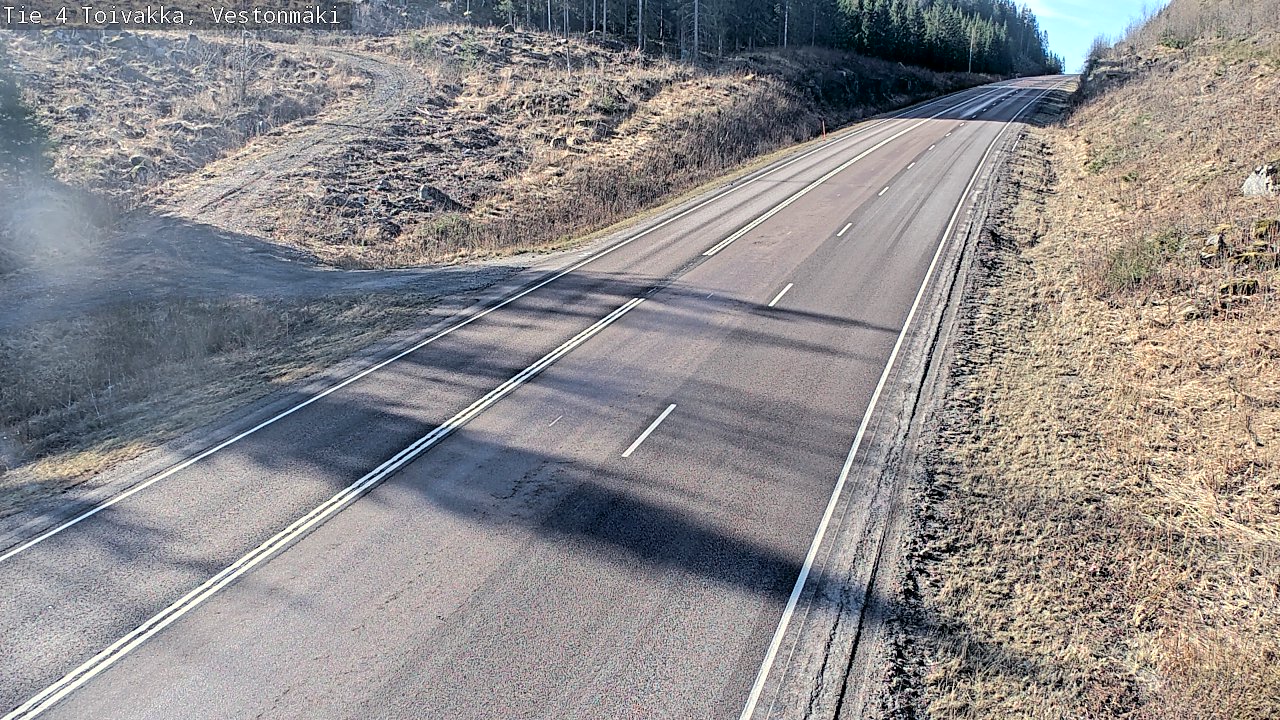 Weather Camera Image Väg 4 Toivakka, Vestonmäki, Toivakka, Keski-Suomi