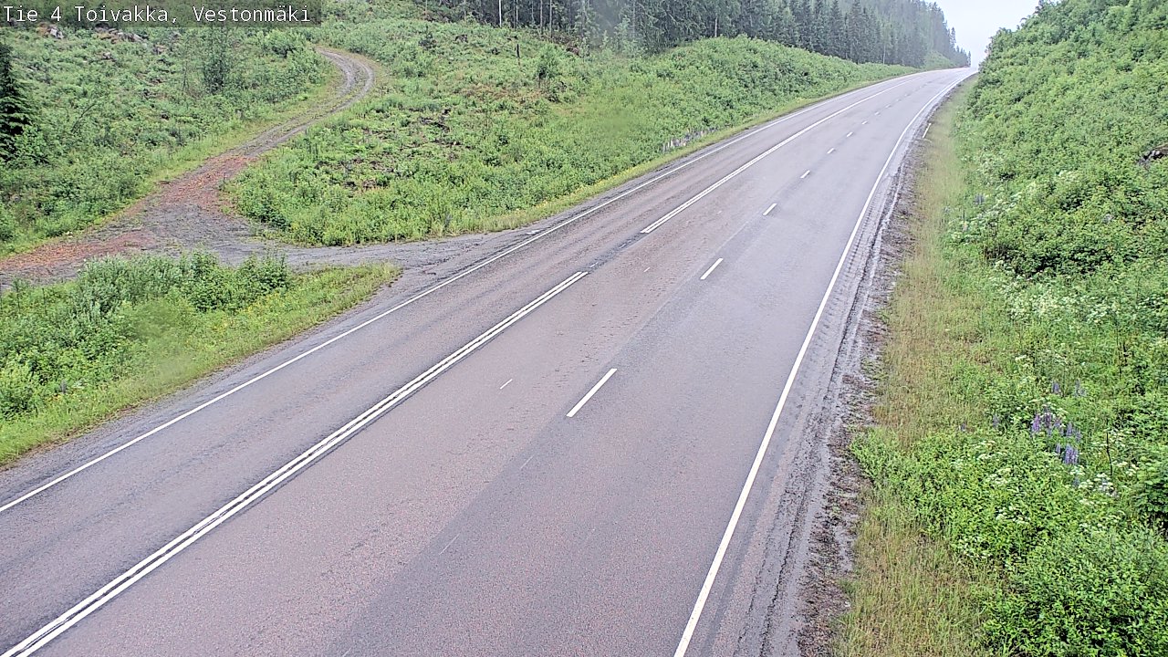 Weather Camera Image Road 4 Toivakka, Vestonmäki, Toivakka, Keski-Suomi