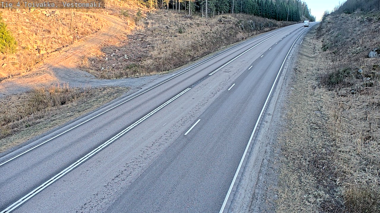Weather Camera Image Väg 4 Toivakka, Vestonmäki, Toivakka, Keski-Suomi