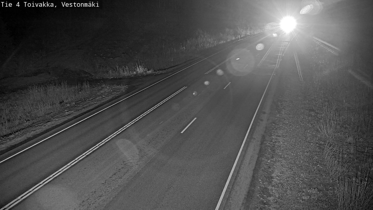 Weather Camera Image Väg 4 Toivakka, Vestonmäki, Toivakka, Keski-Suomi