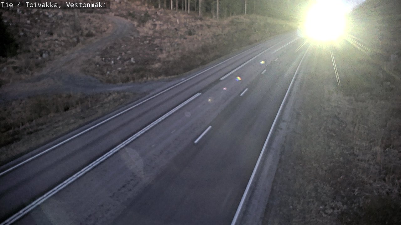 Weather Camera Image Väg 4 Toivakka, Vestonmäki, Toivakka, Keski-Suomi