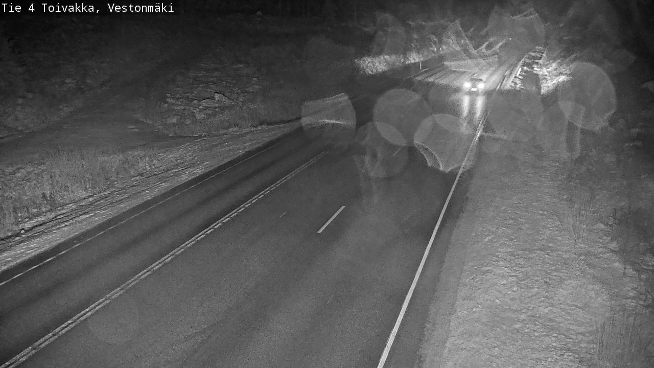 Weather Camera Image Väg 4 Toivakka, Vestonmäki, Toivakka, Keski-Suomi