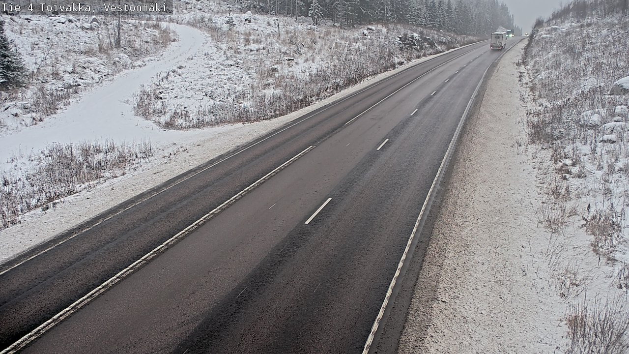 Weather Camera Image Väg 4 Toivakka, Vestonmäki, Toivakka, Keski-Suomi