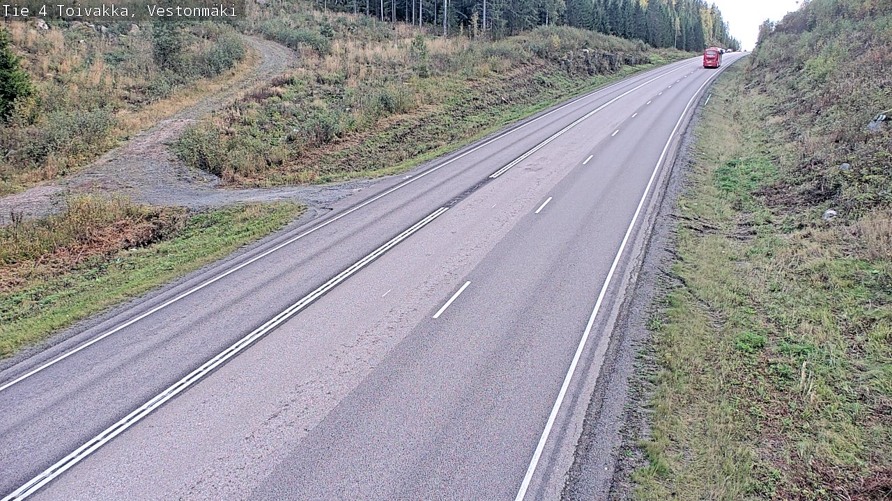 Weather Camera Image Road 4 Toivakka, Vestonmäki, Toivakka, Keski-Suomi