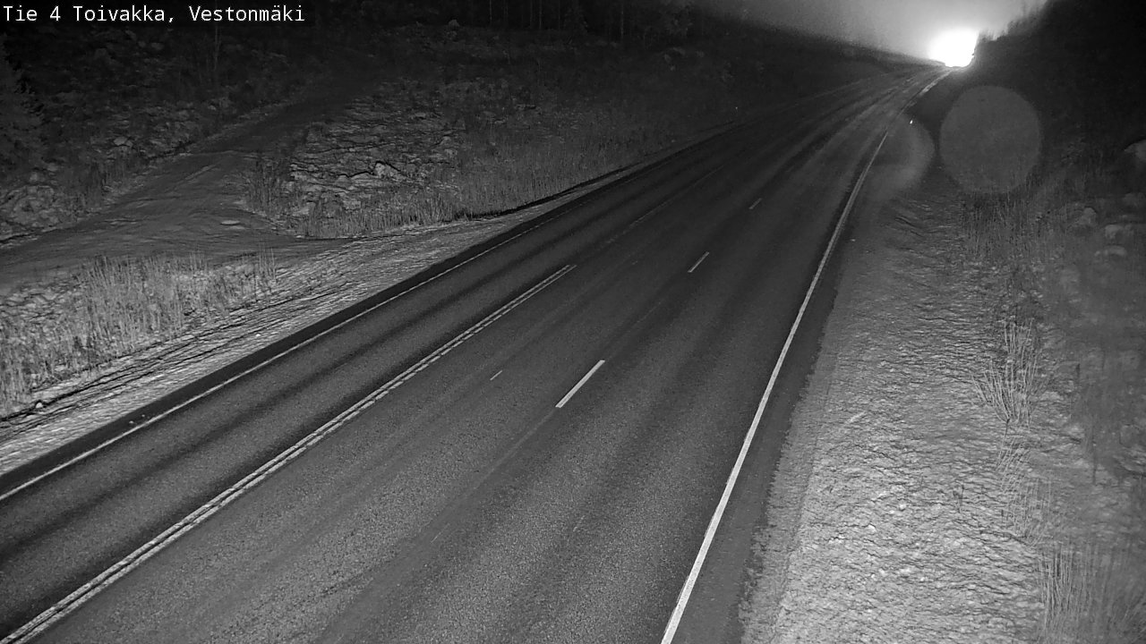 Weather Camera Image Väg 4 Toivakka, Vestonmäki, Toivakka, Keski-Suomi