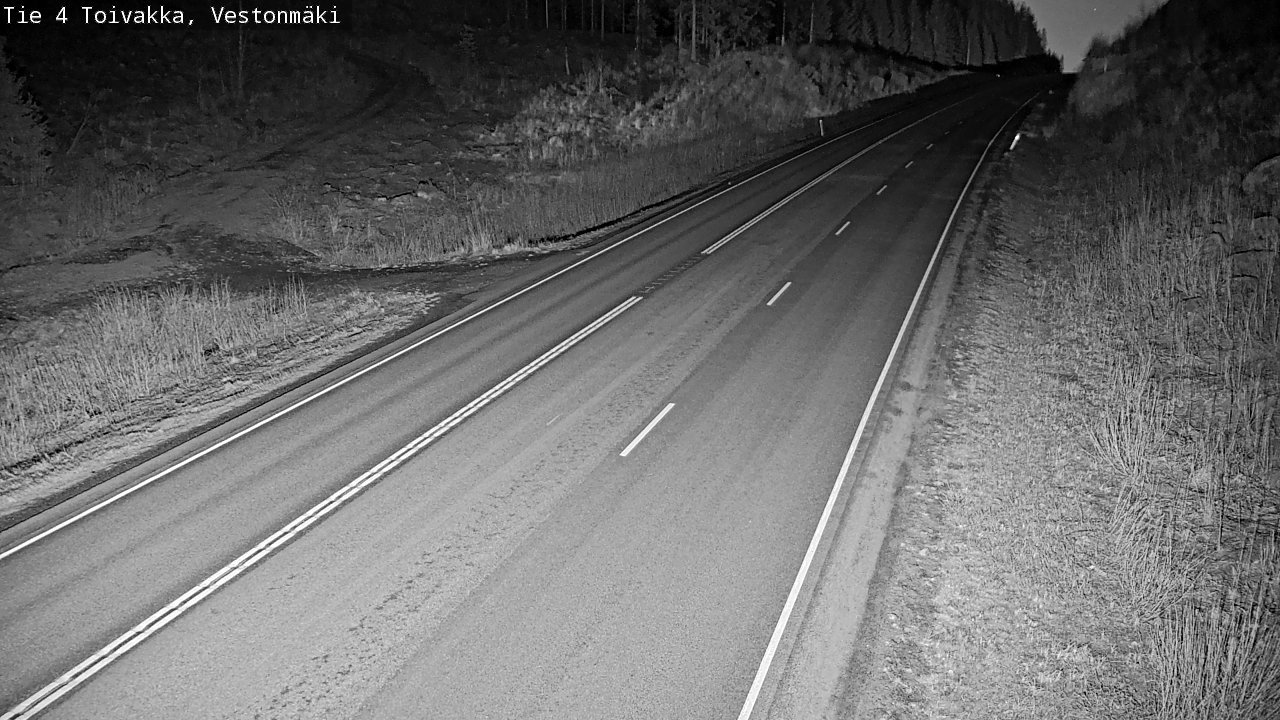 Weather Camera Image Väg 4 Toivakka, Vestonmäki, Toivakka, Keski-Suomi