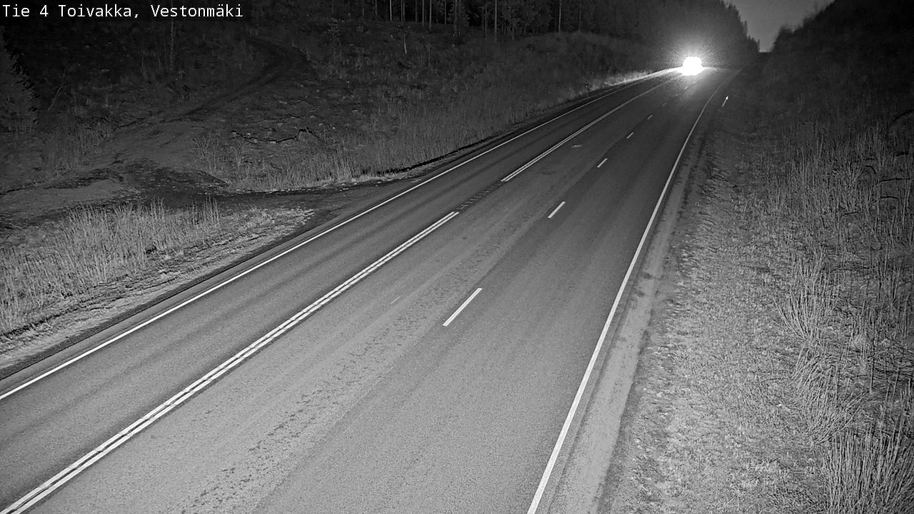 Weather Camera Image Väg 4 Toivakka, Vestonmäki, Toivakka, Keski-Suomi