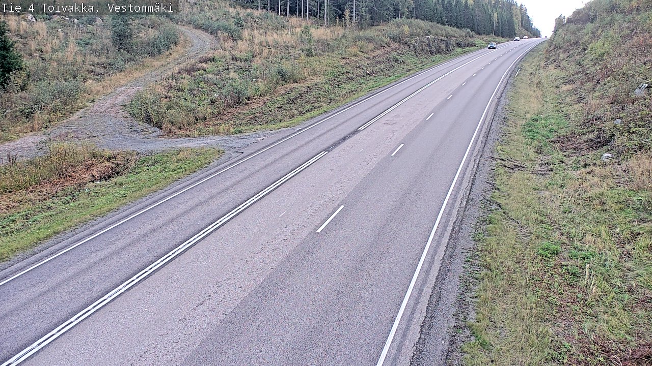 Weather Camera Image Road 4 Toivakka, Vestonmäki, Toivakka, Keski-Suomi