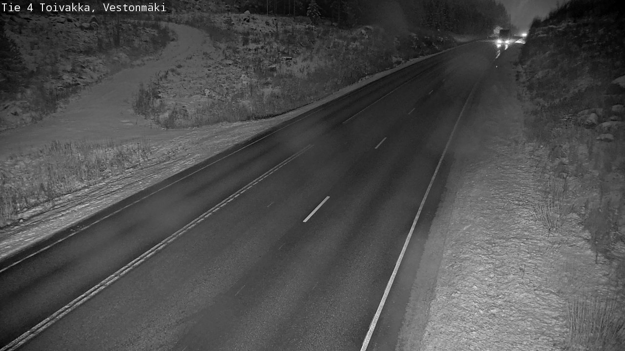Weather Camera Image Väg 4 Toivakka, Vestonmäki, Toivakka, Keski-Suomi