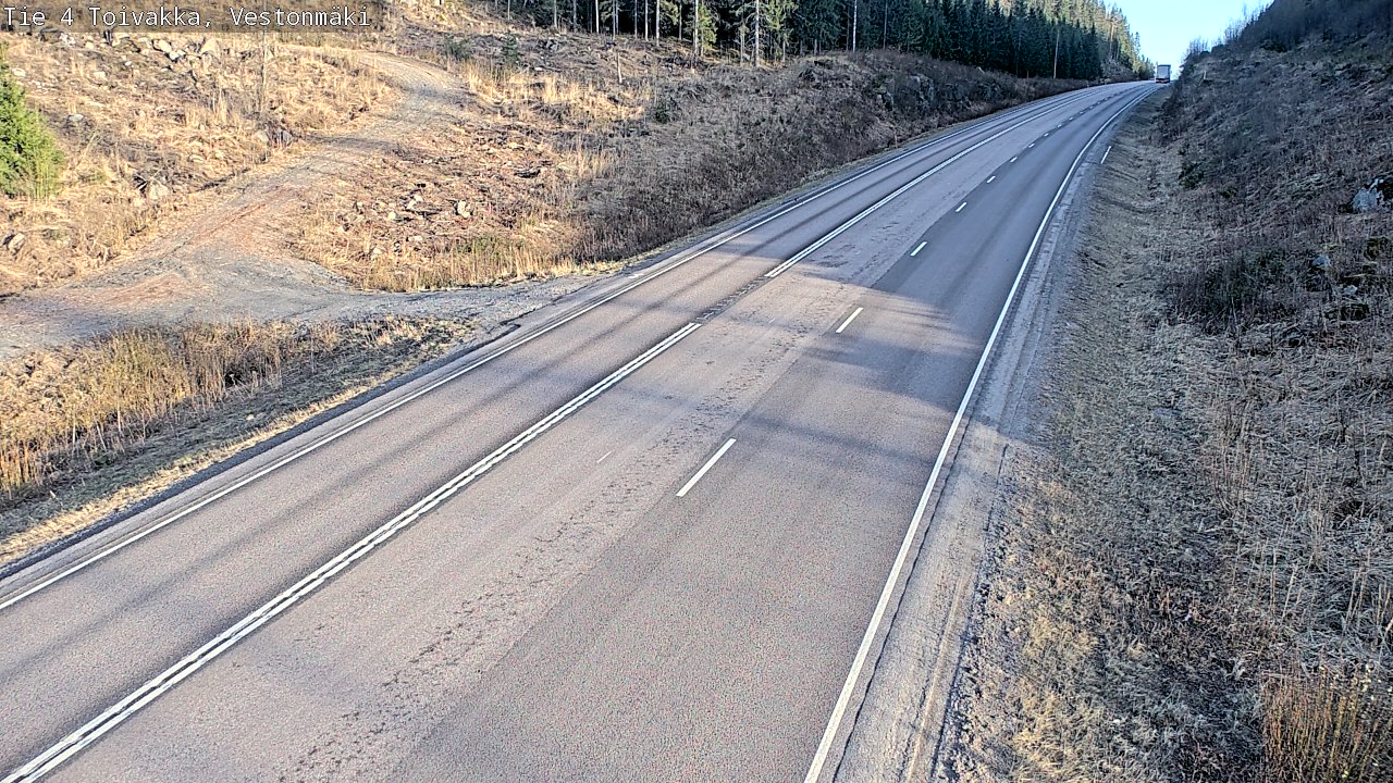 Weather Camera Image Väg 4 Toivakka, Vestonmäki, Toivakka, Keski-Suomi