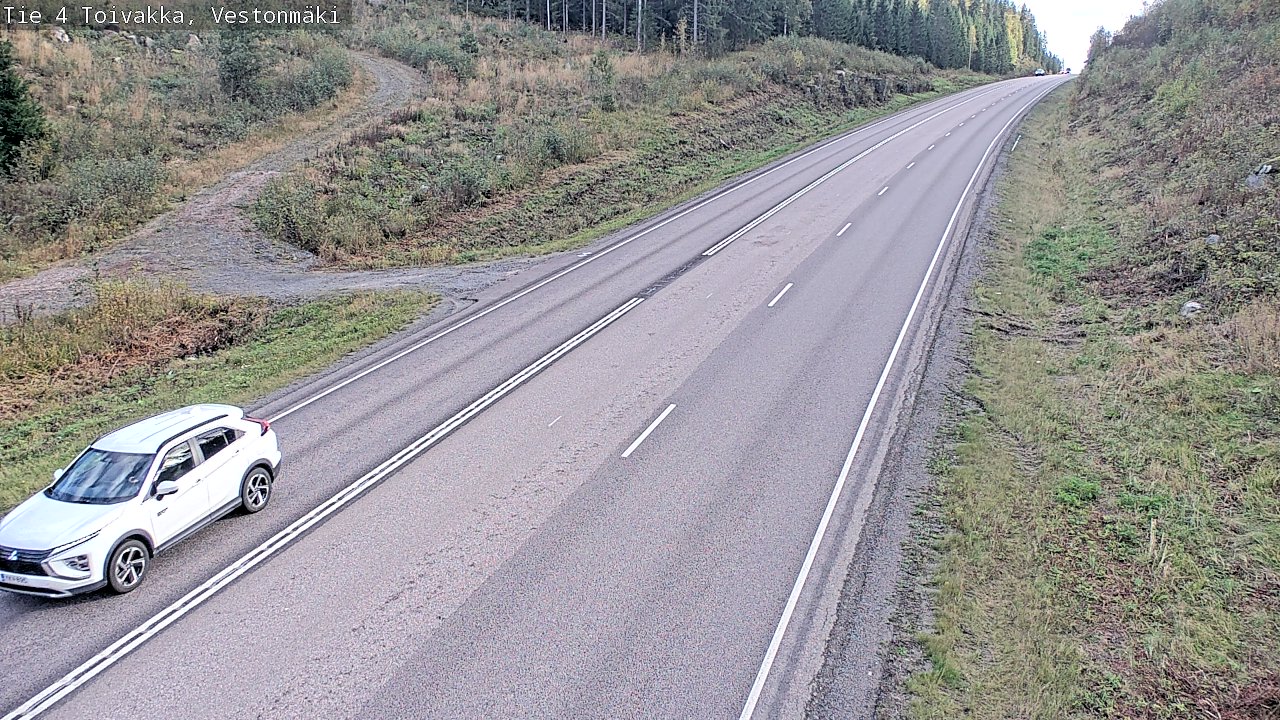 Weather Camera Image Road 4 Toivakka, Vestonmäki, Toivakka, Keski-Suomi