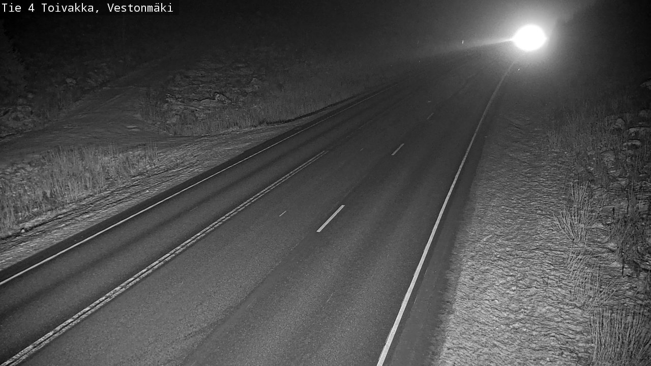 Weather Camera Image Väg 4 Toivakka, Vestonmäki, Toivakka, Keski-Suomi
