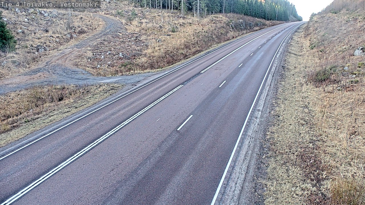 Weather Camera Image Väg 4 Toivakka, Vestonmäki, Toivakka, Keski-Suomi