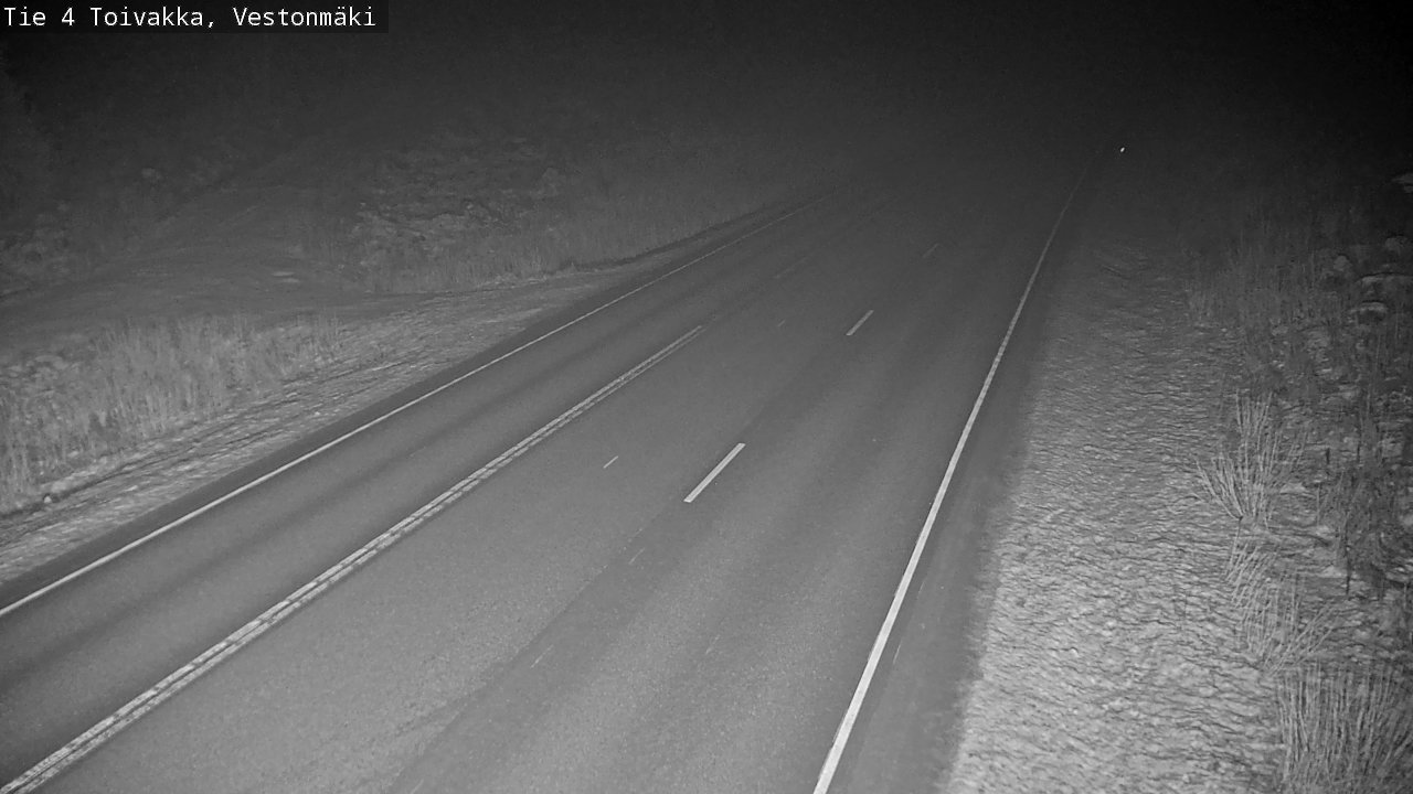 Weather Camera Image Väg 4 Toivakka, Vestonmäki, Toivakka, Keski-Suomi