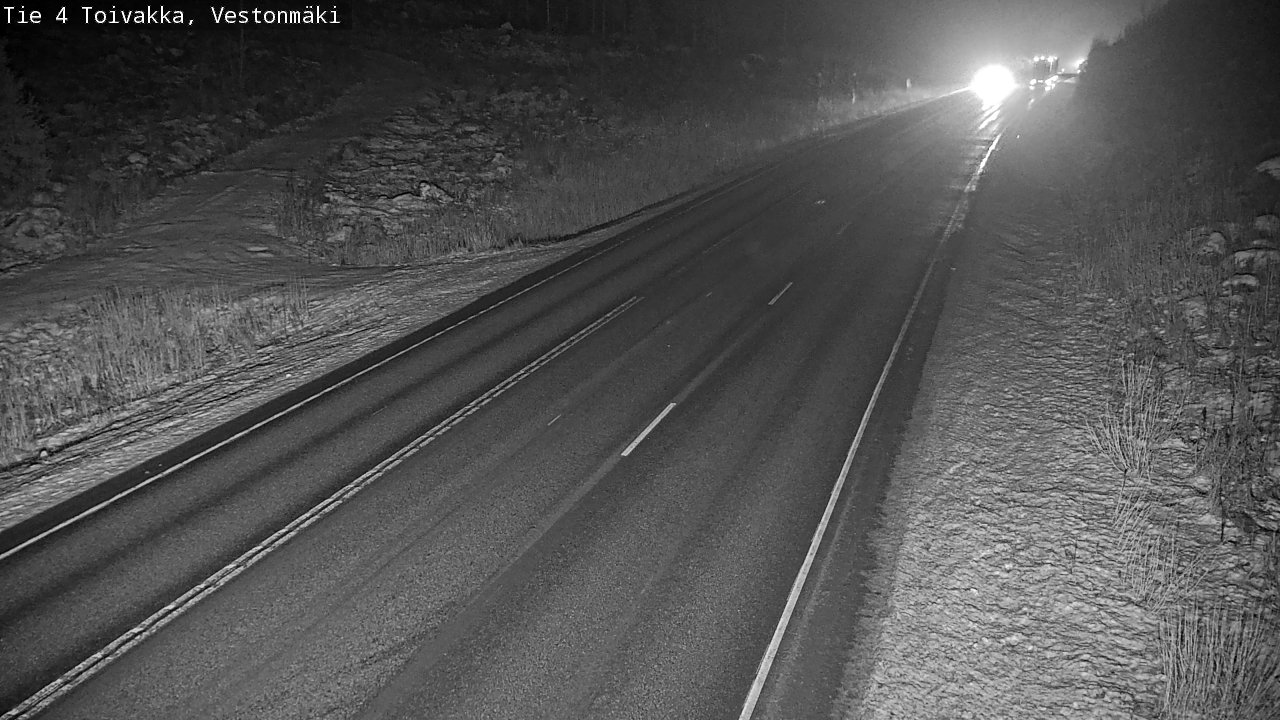 Weather Camera Image Väg 4 Toivakka, Vestonmäki, Toivakka, Keski-Suomi