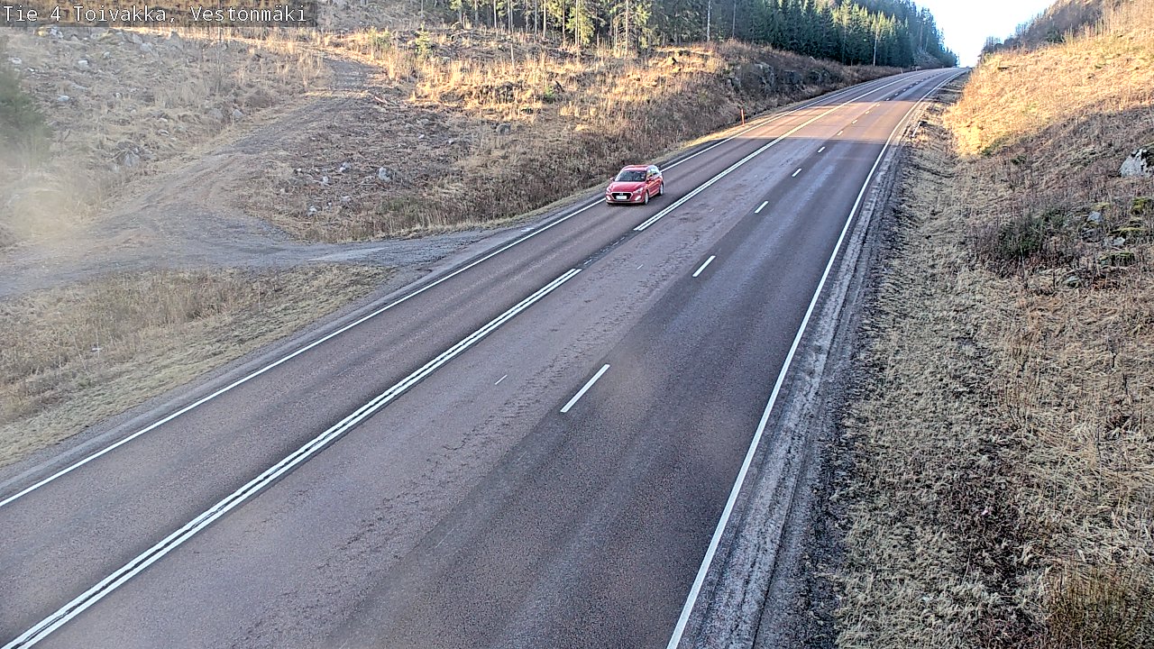 Weather Camera Image Väg 4 Toivakka, Vestonmäki, Toivakka, Keski-Suomi
