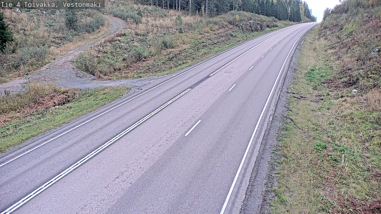Weather Camera Image Road 4 Toivakka, Vestonmäki, Toivakka, Keski-Suomi