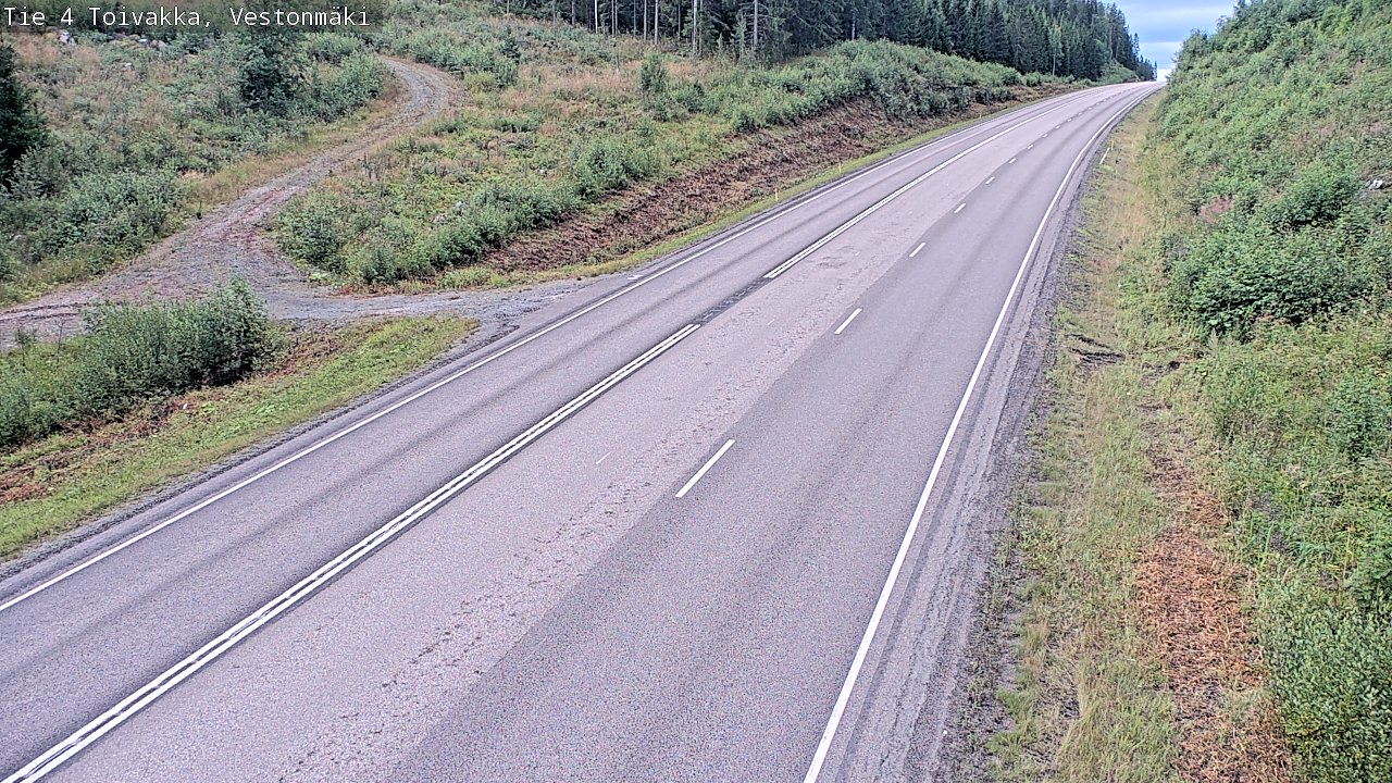 Weather Camera Image Road 4 Toivakka, Vestonmäki, Toivakka, Keski-Suomi
