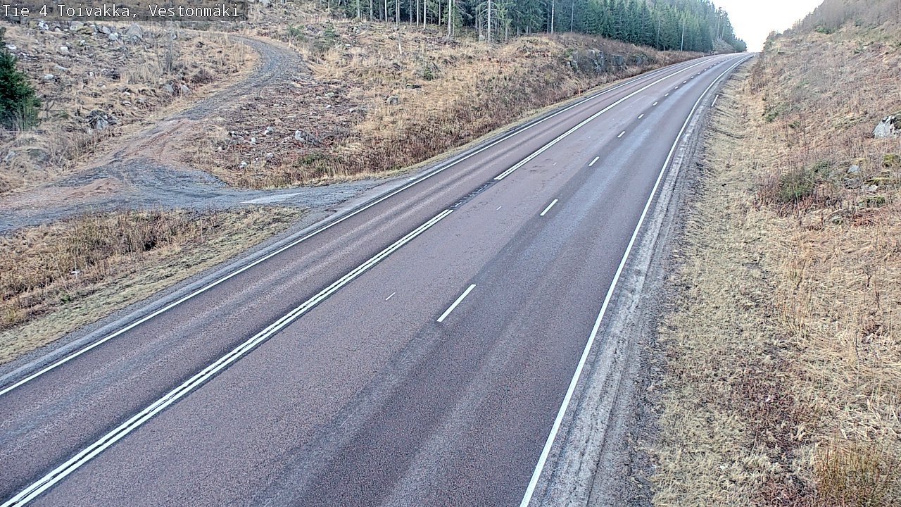 Weather Camera Image Väg 4 Toivakka, Vestonmäki, Toivakka, Keski-Suomi