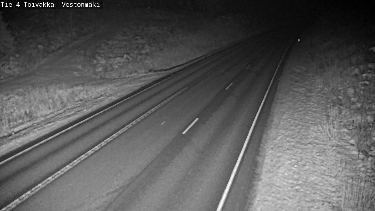 Weather Camera Image Väg 4 Toivakka, Vestonmäki, Toivakka, Keski-Suomi