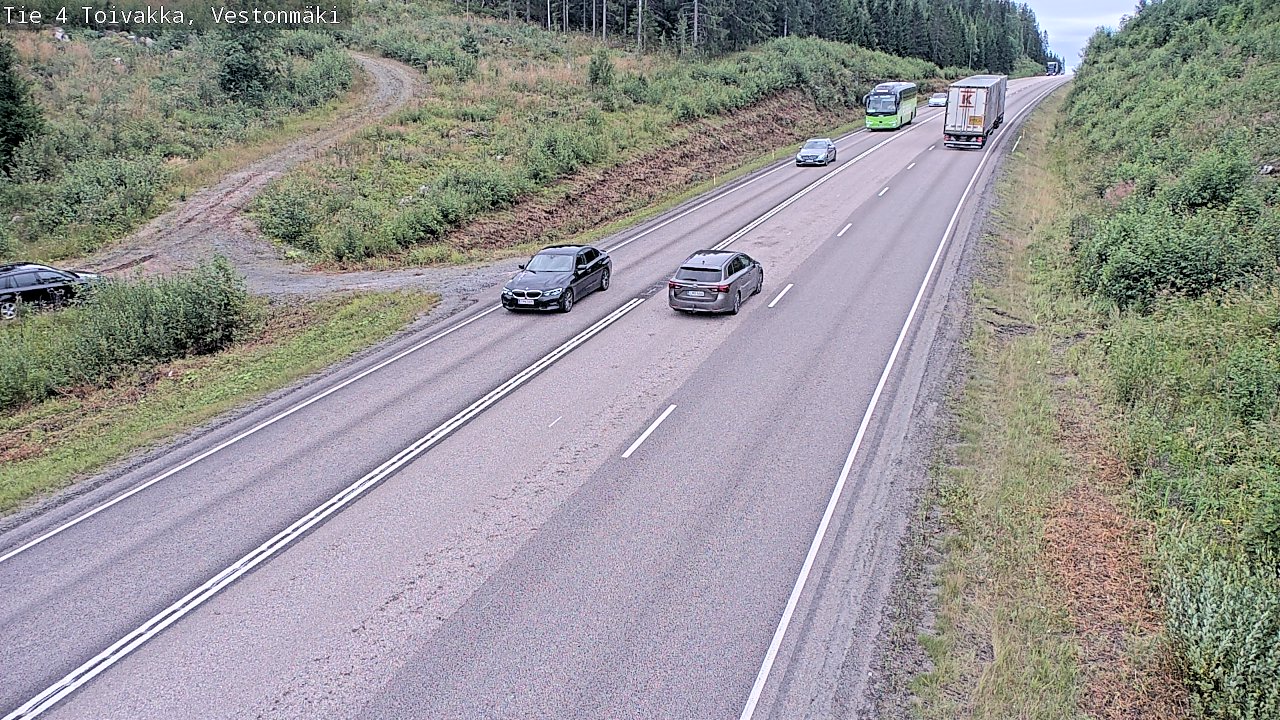 Weather Camera Image Road 4 Toivakka, Vestonmäki, Toivakka, Keski-Suomi